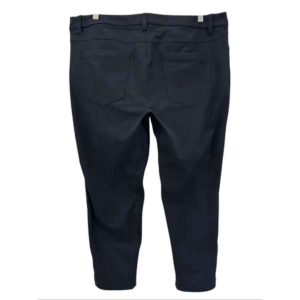 Lululemon ABC Slim Fit 5 Pocket Pant Mens 36x29 Black Warpstreme Stretch Casual